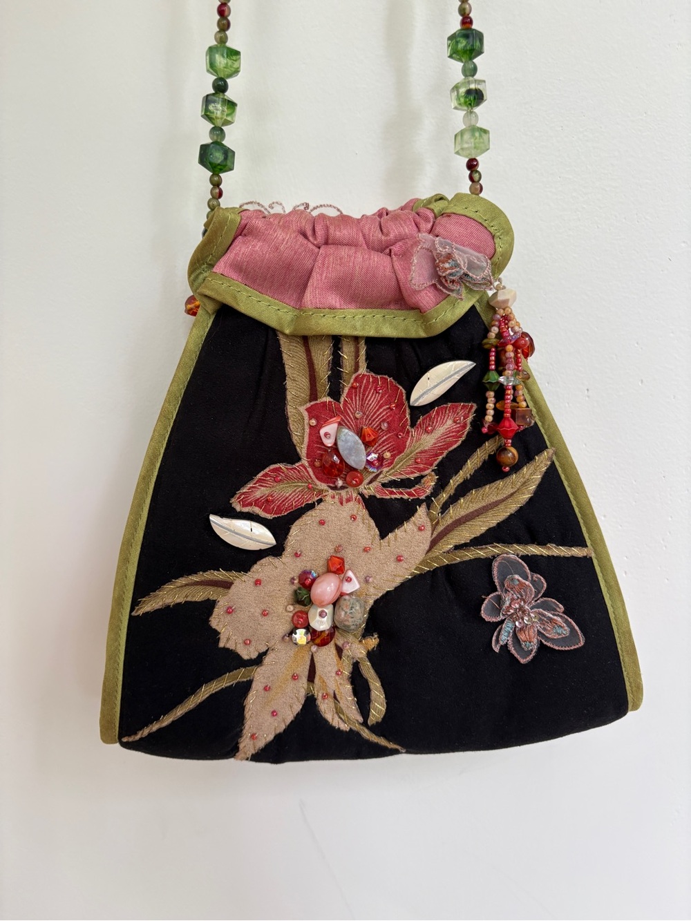 VTG RARE Mary Frances Orchid Bag - Picture 2 of 5